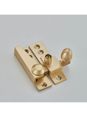 Croft Ironmongery, Lockable Sash Fastener - Acorn Knob, including Key-1036L, Window Hardware, Sash Fasteners & Lifts