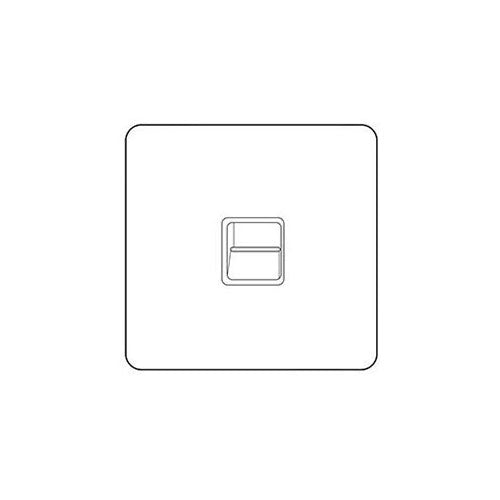 Executive Range-Satin Nickel-1 Gang Master Line Socket