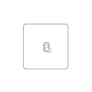 Hoxton Paintable Range Primed White (Paintable) 1 Gang 2-Way Stockholm Toggle Switch