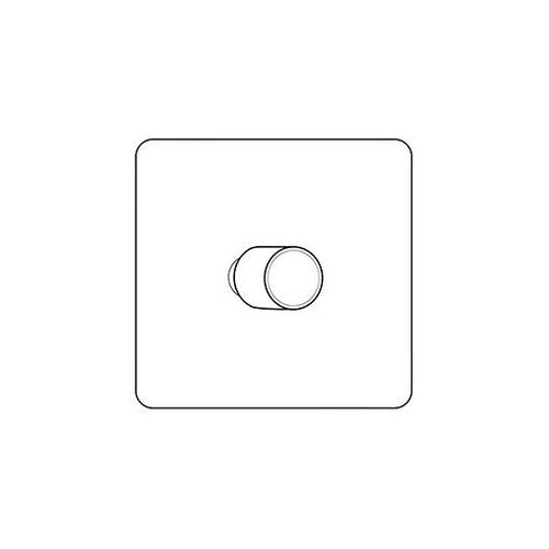 Victorian Polished Brass Switches & Sockets, V - 1 Gang TED Dimmer (Compatible with LED Lamps) by Heritage Brass By M-Marcus