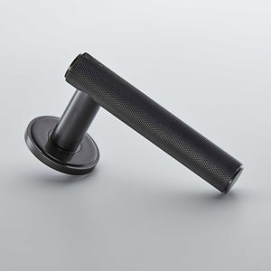 Croft - Diamond Silhouette Door Handle on Covered Rose 160D by Croft Ironmongery