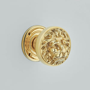 Croft - Lion's Head Mortice Knobs 1734M by Croft Ironmongery