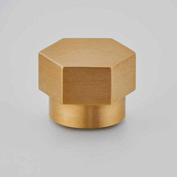 Croft - Hex Cabinet Knob 173- 173 by Croft Ironmongery