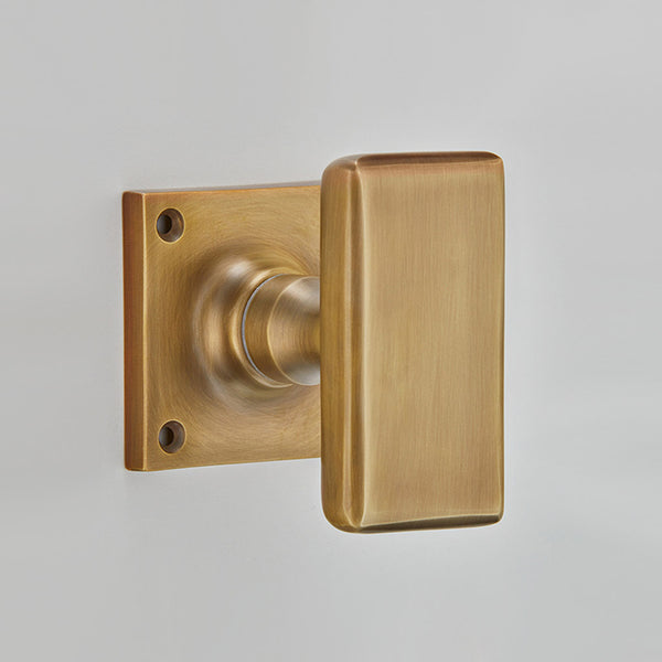 Croft - Capital Mortice Knob on Square Rose 1744SQ by Croft Ironmongery