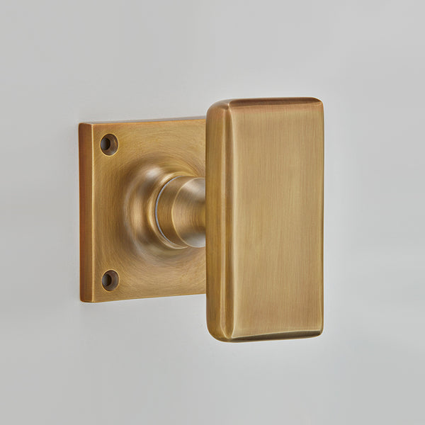 Croft - Capital Mortice Knob on Covered Rose 1744COV57A by Croft Ironmongery