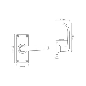Croft - Stafford Lever 1746- 1746 by Croft Ironmongery