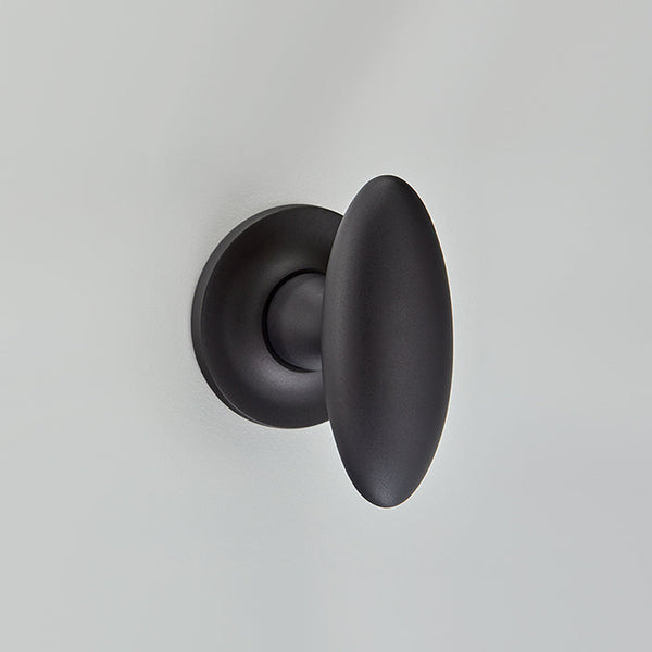 Croft - Zeppelin Mortice Knob Furniture on Reeded Covered Rose 1752COV57C