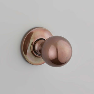 Croft - Ball Mortice Knob Furniture on Arc Covered Rose 1756COV57D by Croft Ironmongery