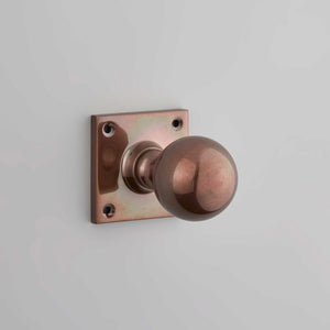 Croft - Ball Mortice Knob Furniture on Square Rose 1756SQ by Croft Ironmongery