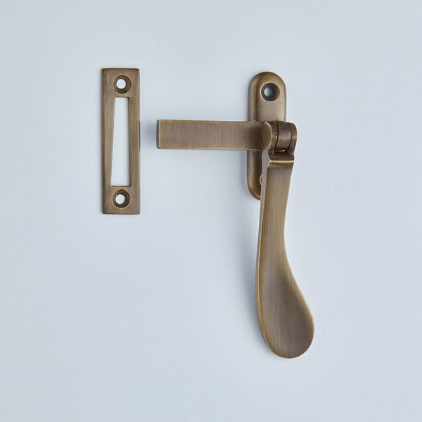 Croft Ironmongery, Reversible Casement Fastener with Extended Tongue-1798E, Window Hardware, Casement Fasteners