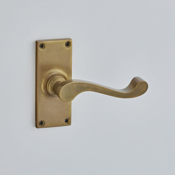 Croft Ironmongery, Lichfield Lever Latch Furniture-1907, Door Handles, Lever Latch Handles