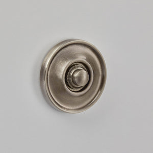 Croft - Round Bell Push Raised Edge- Concealed Fix 1913CF by Croft Ironmongery