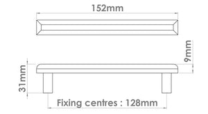 Croft - Pillow Cabinet Handle 197 by Croft Ironmongery