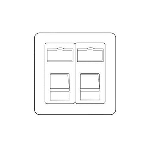 Vintage Range-Rustic Copper-2 Gang CAT6