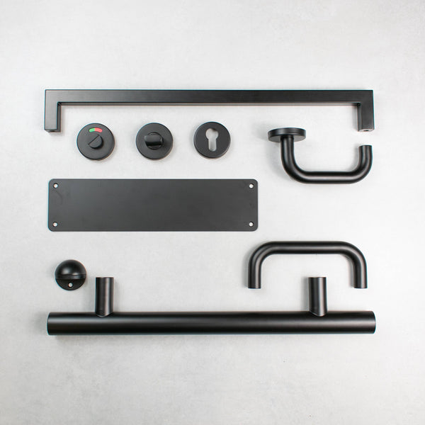 Atlantic Finger Plate Radius Corner Pre drilled with screws 1200mm x 150mm - Satin Stainless Steel