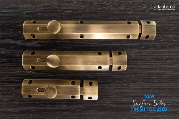 Atlantic Solid Brass Surface Door Bolt - additional image