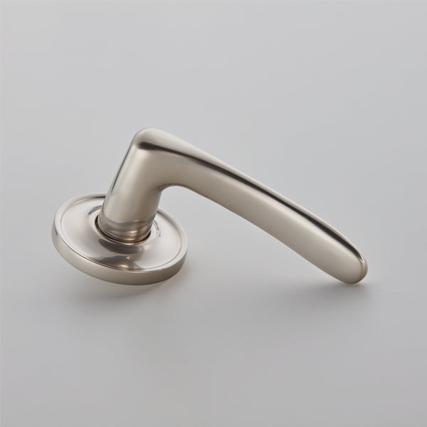 Croft - Oaken Lever on Plain Covered Rose, Unsprung 2071COV57A by Croft Ironmongery