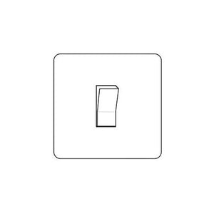 Mode Range Matt Black 20A Double Pole Switch