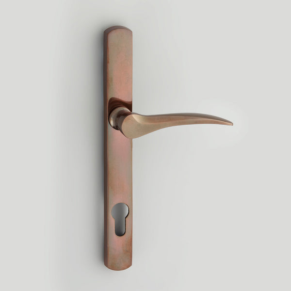 Croft - Codsall Lever on Euro Profile Backplate 2202E by Croft Ironmongery
