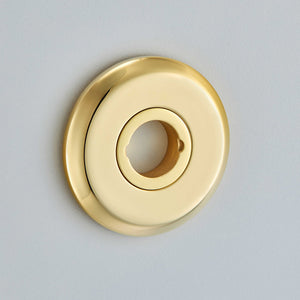 Croft Ironmongery, Pillow Round Rose-215, Escutcheons & Privacy Thumbturns, Thumbturn & Release