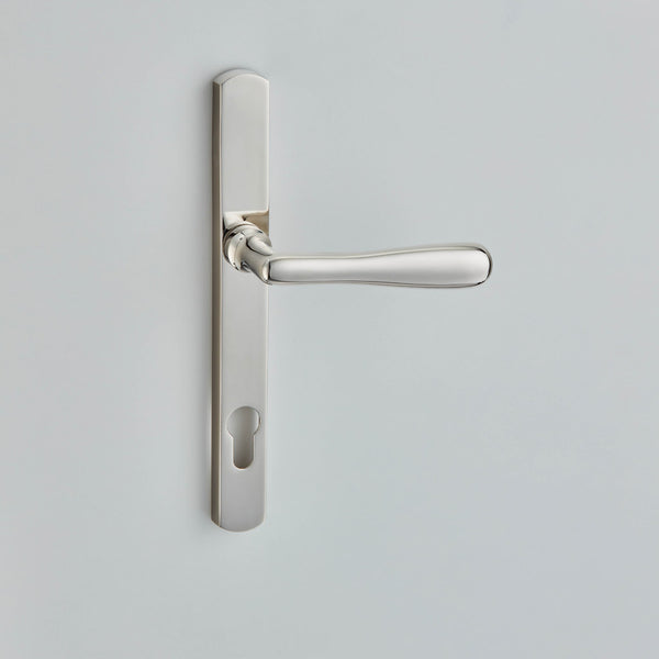 Croft - Elegance Multipoint Door Handle on 240 x 26mm Backplate (Bolt-fix, Sprung) 2208E by Croft Ironmongery