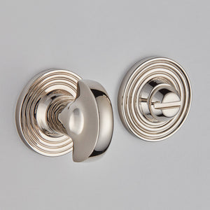 Croft - Half Moon Turn and Release Reeded Covered Rose 2242 by Croft Ironmongery