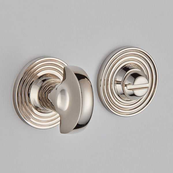 Croft - Half Moon Turn and Release Reeded Covered Rose 2242 by Croft Ironmongery