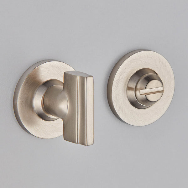 Croft Ironmongery, Stepped Turn and Release Plain Covered Rose-2250, Escutcheons & Privacy Thumbturns, Thumbturn & Release