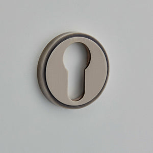 Croft Ironmongery, Round Step Escutcheon-231, Escutcheons & Privacy Thumbturns, Escutcheons