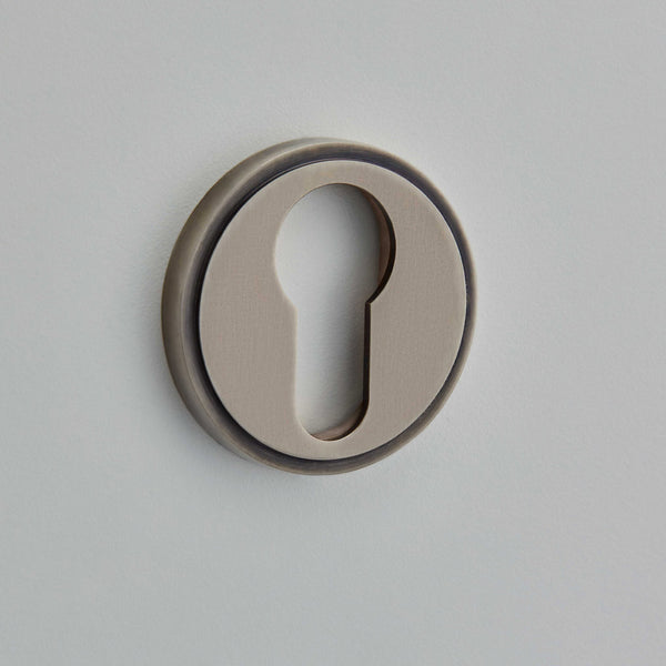 Croft Ironmongery, Round Step Escutcheon-231, Escutcheons & Privacy Thumbturns, Escutcheons