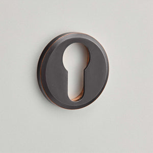 Croft Ironmongery, Round Pillow Escutcheon-234, Escutcheons & Privacy Thumbturns, Escutcheons