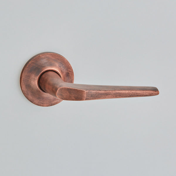 Croft - Brockton Lever on Plain Covered Rose, Unsprung 251COV57A by Croft Ironmongery