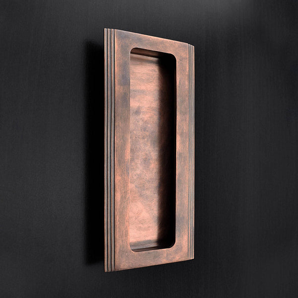 Croft - Rectangular Straight Step Flush Pull - Pocket Fix - Single Lip 2520R