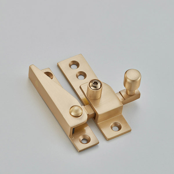 Croft Ironmongery, Lockable Narrow Style Sash Fastener - Including Key-2825NL, Window Hardware, Sash Fasteners & Lifts