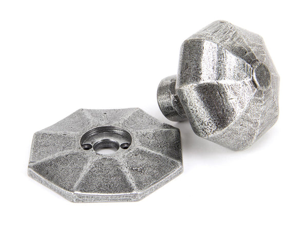 Octagonal Mortice/Rim Knob Set by From The Anvil