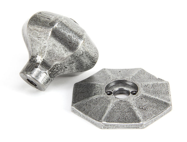 Octagonal Mortice/Rim Knob Set by From The Anvil