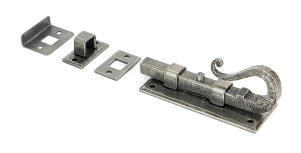 From The Anvil's Pewter Patina Shepherds Crook Universal Bolt