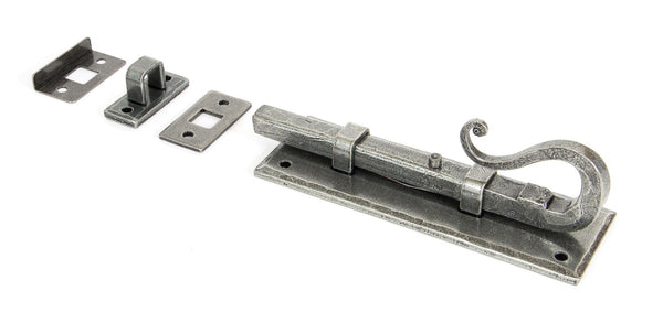 From The Anvil's Pewter Patina Shepherds Crook Universal Bolt