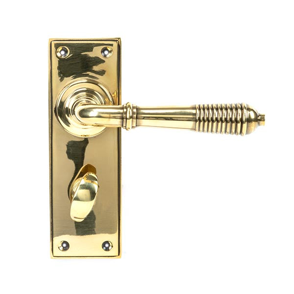 From The Anvil, Reeded Lever Bathroom Set, Door Handles, Lever Bathroom