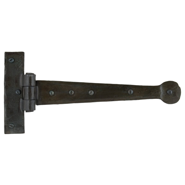 Beeswax 9" Penny End T Hinge (pair)