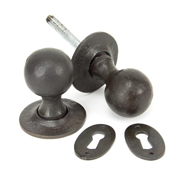 From The Anvil, Round Mortice/Rim Knob Set, Door Knobs, Mortice Knobs