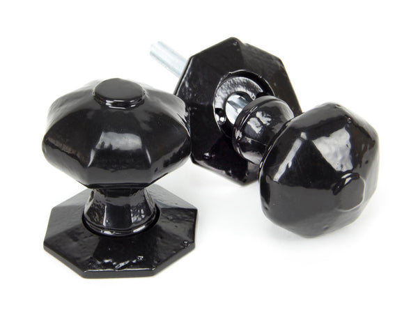 Octagonal Mortice/Rim Knob Set by From The Anvil
