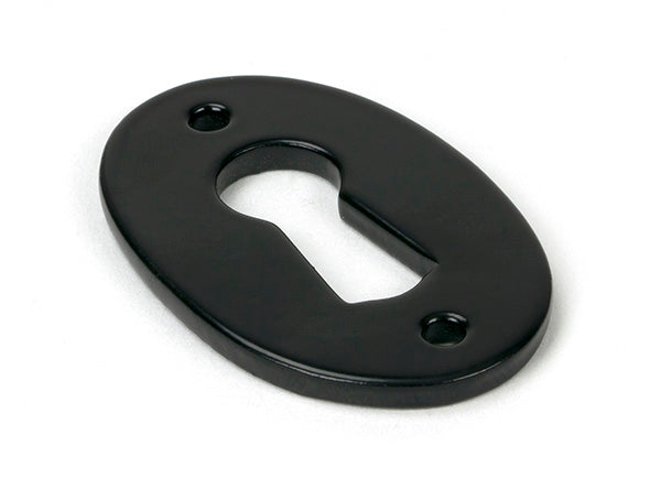 Black Oval Escutcheon