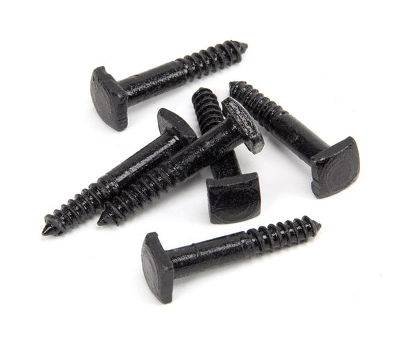 From The Anvil's Black Lagg Bolt for Cottage Latch (6)