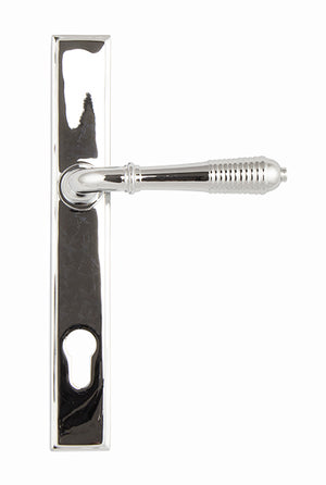 From The Anvil, Reeded Slimline Lever Espag. Lock Set, Door Handles, Espagnolette