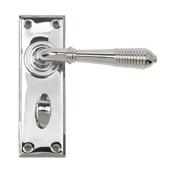 From The Anvil, Reeded Lever Bathroom Set, Door Handles, Lever Bathroom