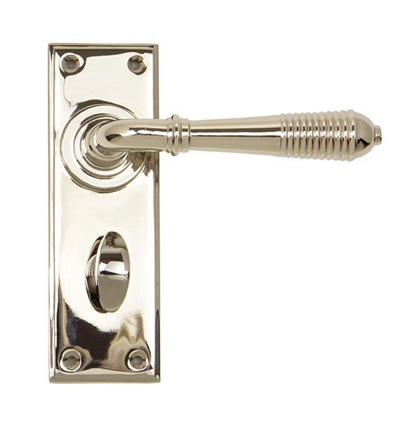 From The Anvil, Reeded Lever Bathroom Set, Door Handles, Lever Bathroom