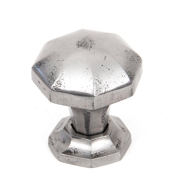 From The Anvil, Octagonal Cabinet Knob - Small, Cabinet Hardware, Cabinet Knobs