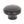 From The Anvil's Black Ribbed Cabinet Knob