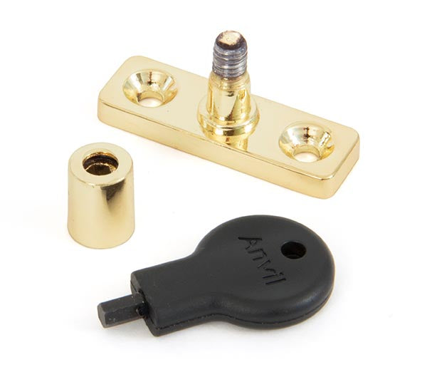 From The Anvil, Electro Brass Locking Stay Pin, Window Hardware, Stay Pins